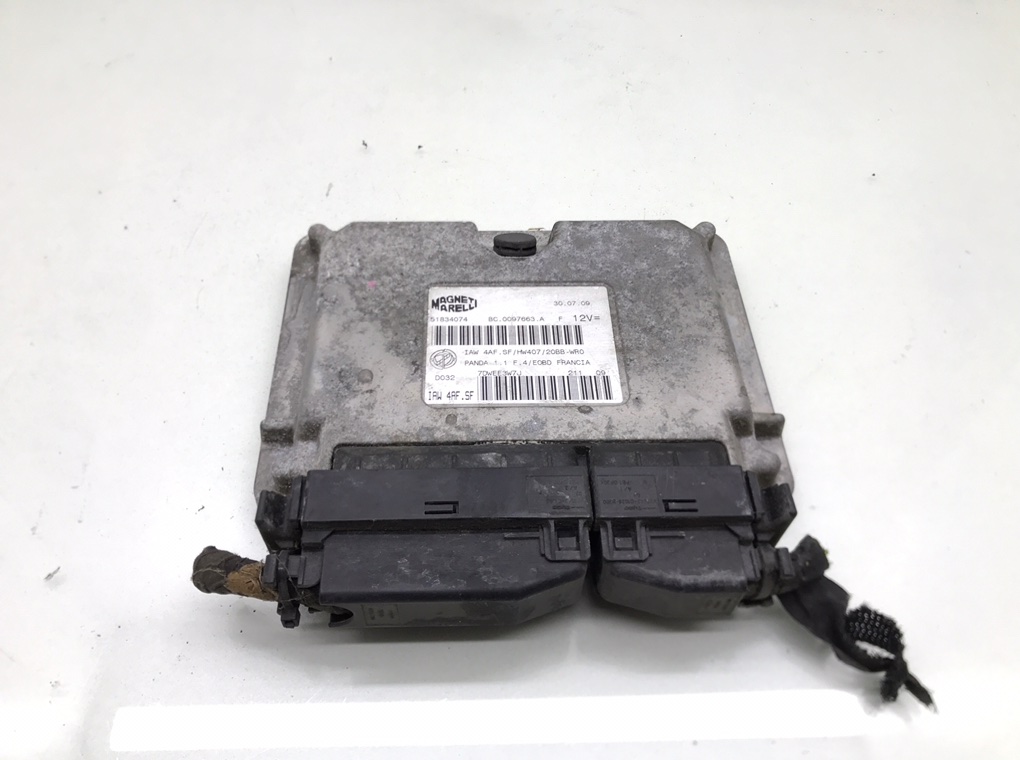 Блок управления двигателем бу для Fiat Panda 1.1 i, 2009 г.