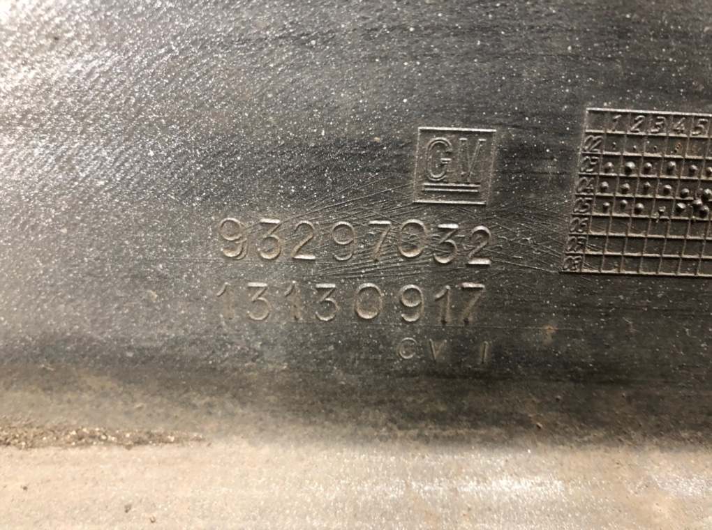 Бампер задний бу для Opel Meriva A 1.7 CDTi,  2005 г.