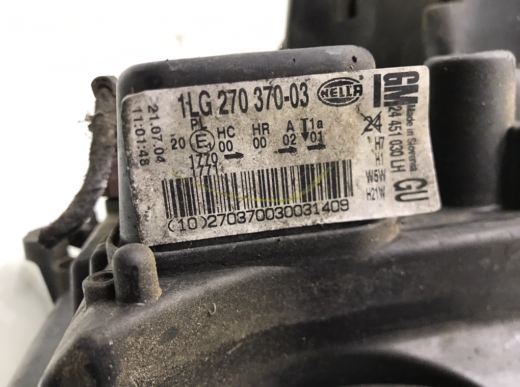 Фара левая бу для Opel Astra H 1.7 CDTi,  2004 г.