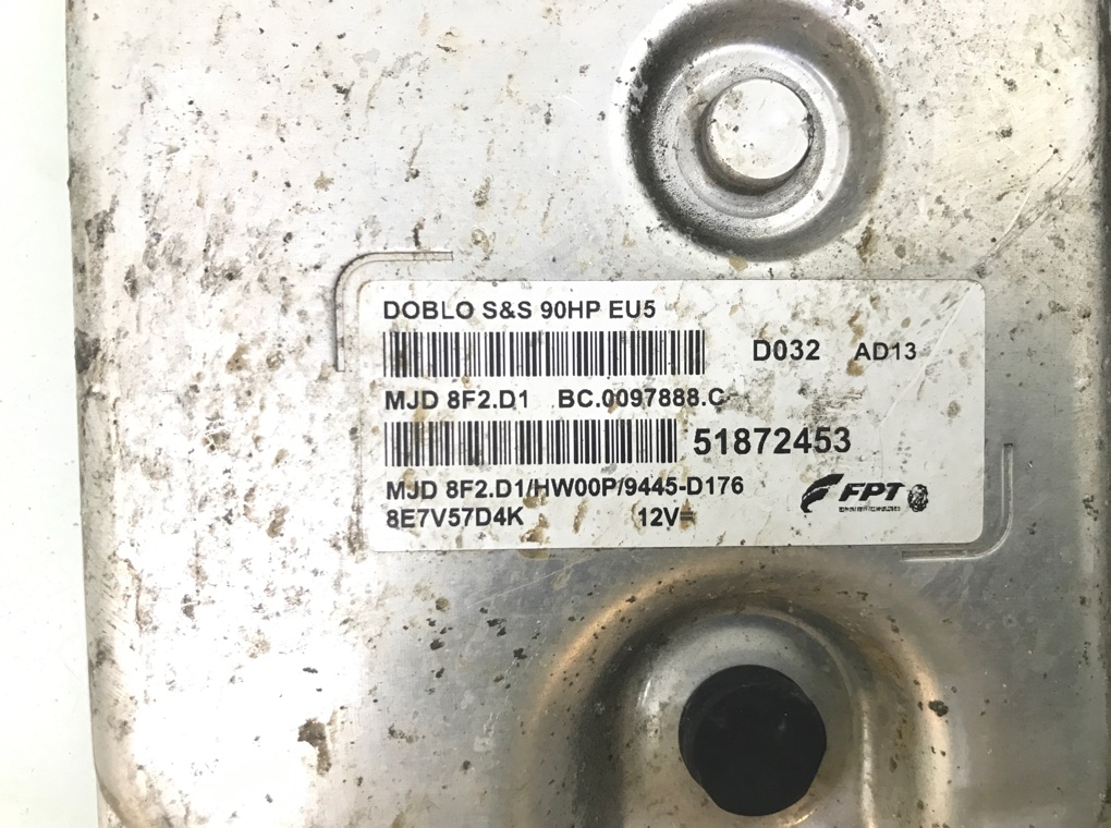 Блок управления двигателем бу для Fiat Doblo 2 1.3 JTD,  2010 г.