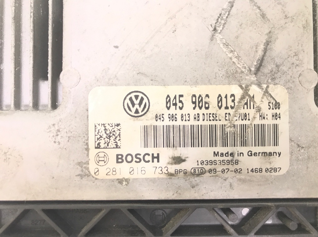 Блок управления двигателем бу для Seat Ibiza  1.4 TDi,  2009 г.