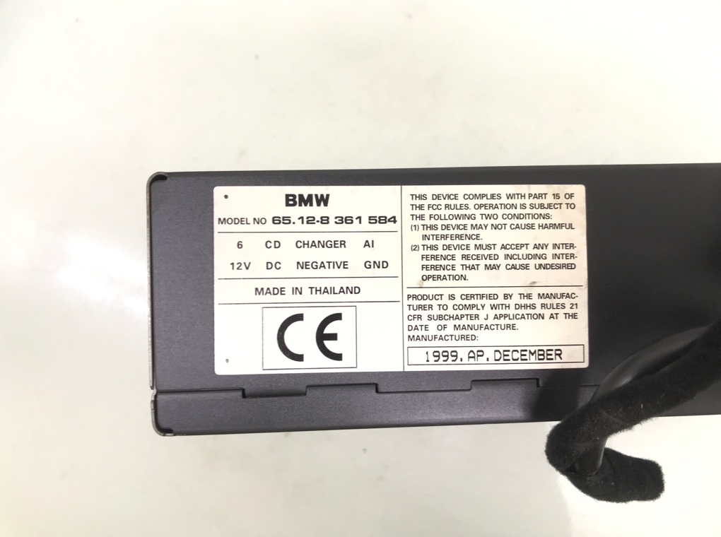 CD-чейнджер бу для BMW 3 E46 3.0 i,  2000 г.