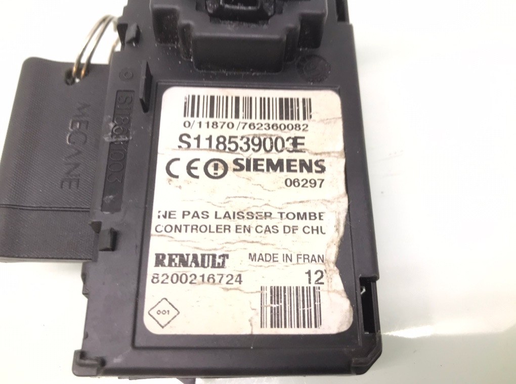 Блок считывания ключ-карты бу для Renault Grand Scenic  2.0 i,  2007 г.