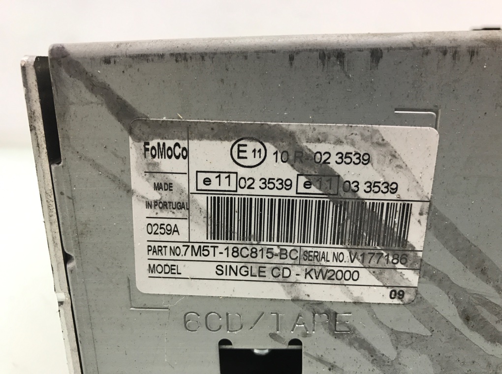 Магнитола бу для Ford Focus 2 1.6 TDCi,  2010 г.