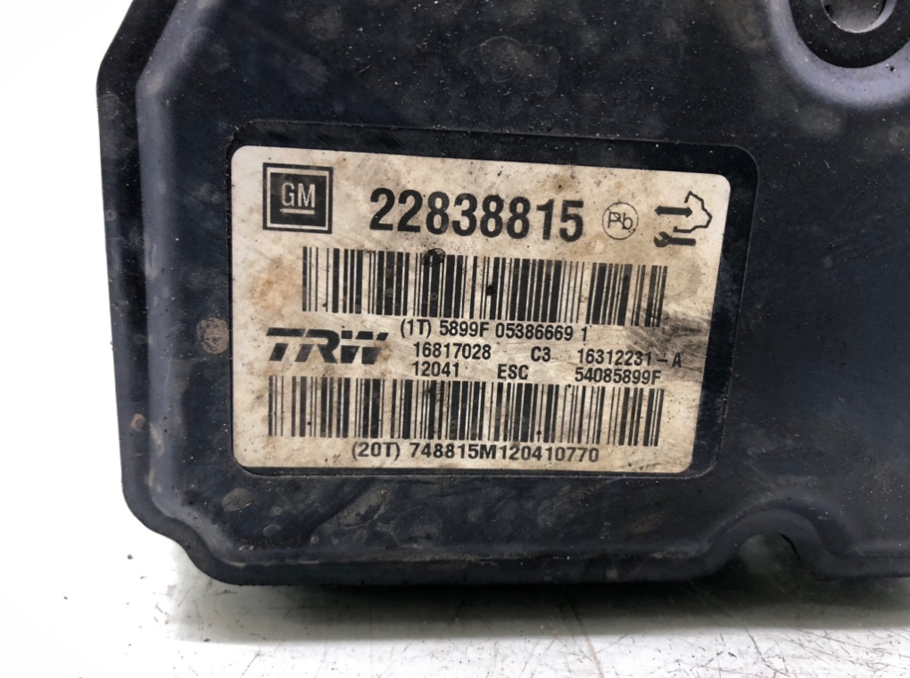 Блок ABS бу для Opel Insignia 2.0 CDTi, 2012 г. Блок ABS бу для Opel Insignia 2.0 CDTi, 2012 г.