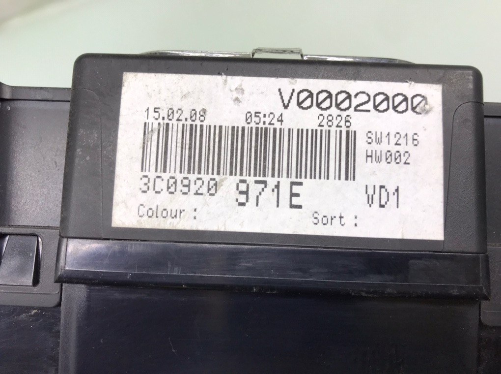 Щиток приборов (приборная панель) бу для Volkswagen Passat B6 1.9 TDi,  2008 г.