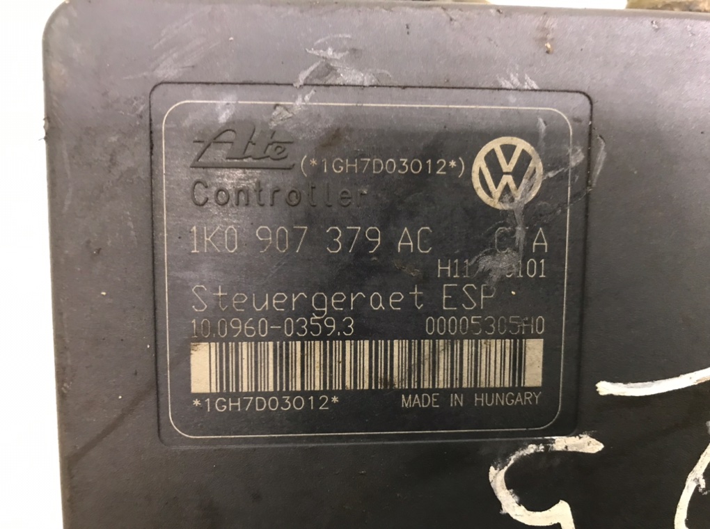 Блок ABS бу для Volkswagen Jetta  1.9 TDi,  2007 г.