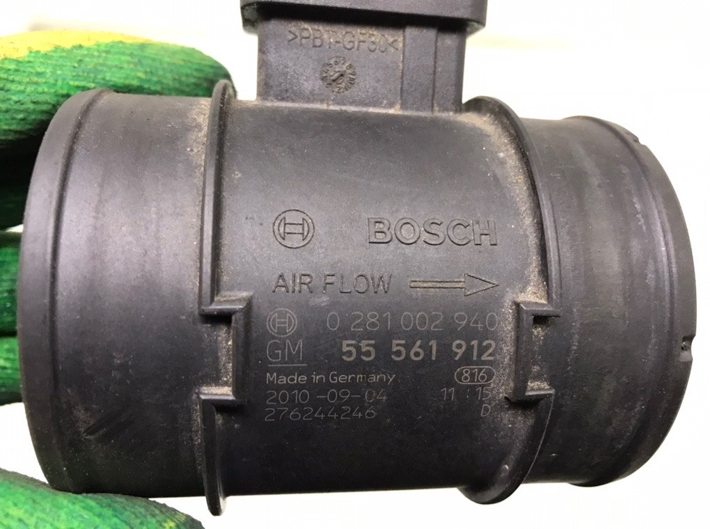 0281002940 Расходомер воздуха Opel Astra J 2010 , 55561912, 276244246