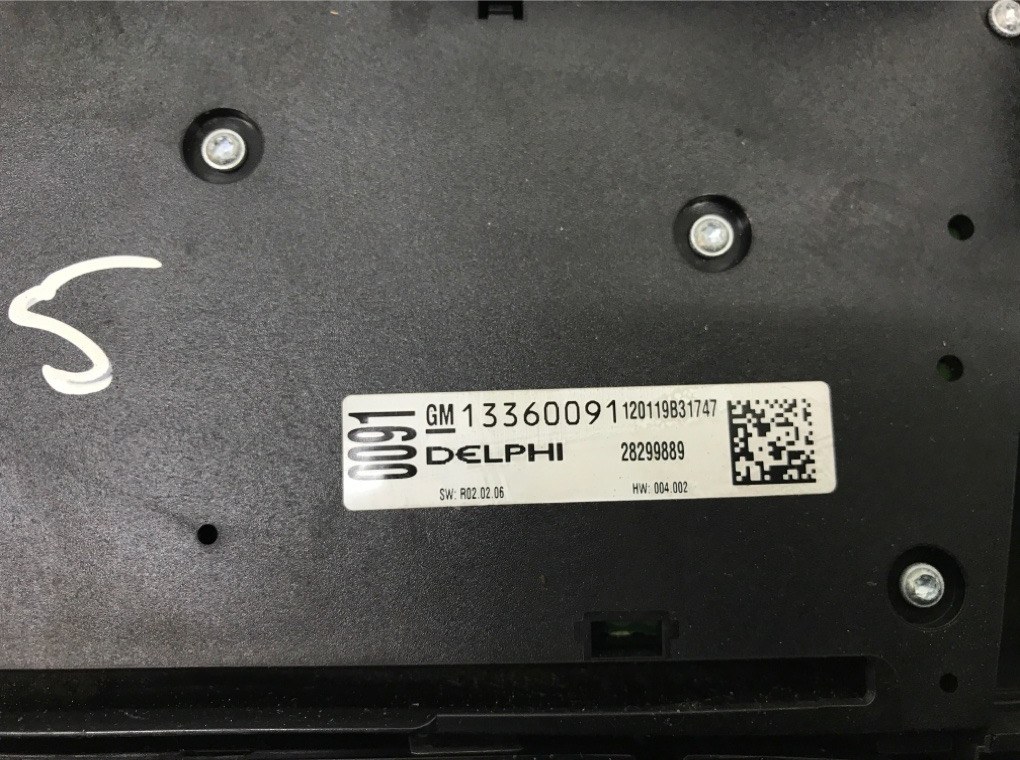 Блок управления магнитолой бу для Opel Astra J 1.3 CDTi,  2012 г.