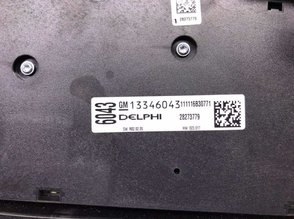 Блок управления магнитолой бу для Opel Meriva B 1.4 Ti,  2011 г.