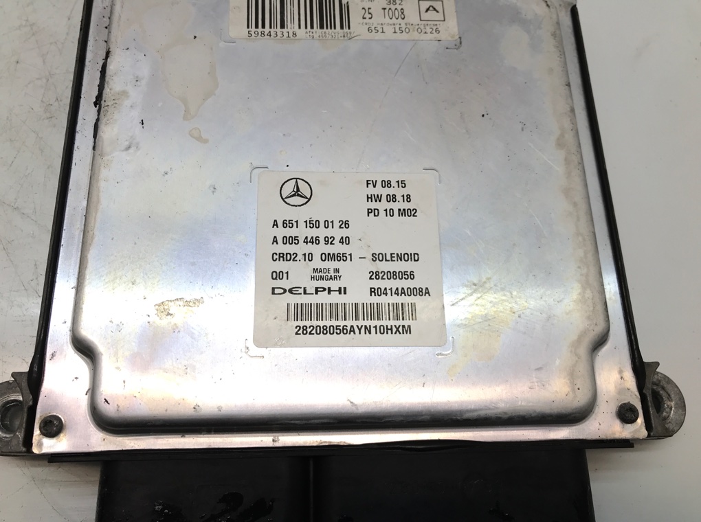 Блок управления двигателем бу для Mercedes C W204 2.2 CDi,  2010 г.