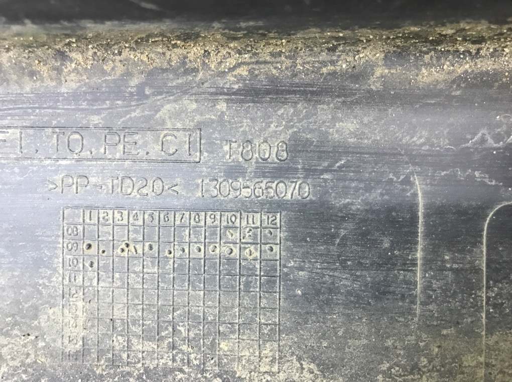 Бампер задний бу для Peugeot Bipper  1.4 HDi,  2010 г.