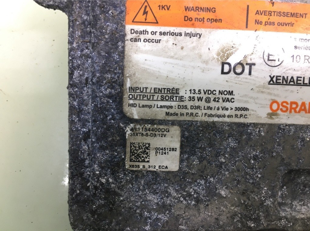 Блок розжига ксенона бу для Ford Focus 3 1.6 TDCi,  2012 г.