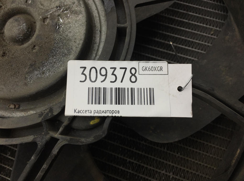 Кассета радиаторов бу для Nissan Note E11 1.5 DCi,  2010 г.