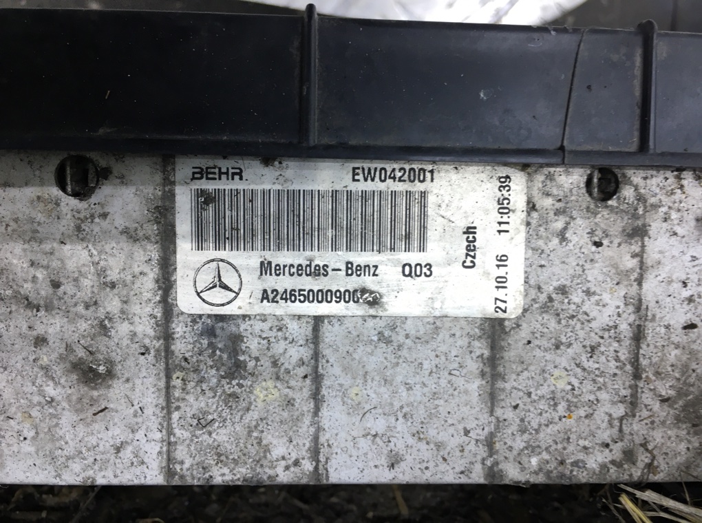 Кассета радиаторов бу для Mercedes A W176 2.2 CDi,  2016 г.