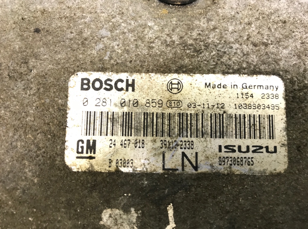 Блок управления двигателем бу для Opel Astra G 1.7 CDTi,  2004 г.