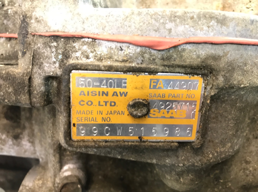 КПП автоматическая (АКПП) бу для Saab 9-3  2.0 Ti,  2000 г. 5040LF, FA44907, 49257150