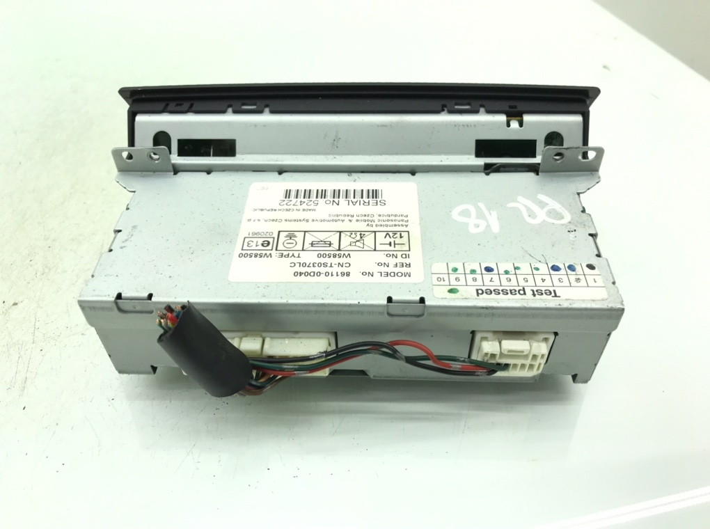 Магнитола бу для Toyota Yaris P1 1.3 i,  2005 г.