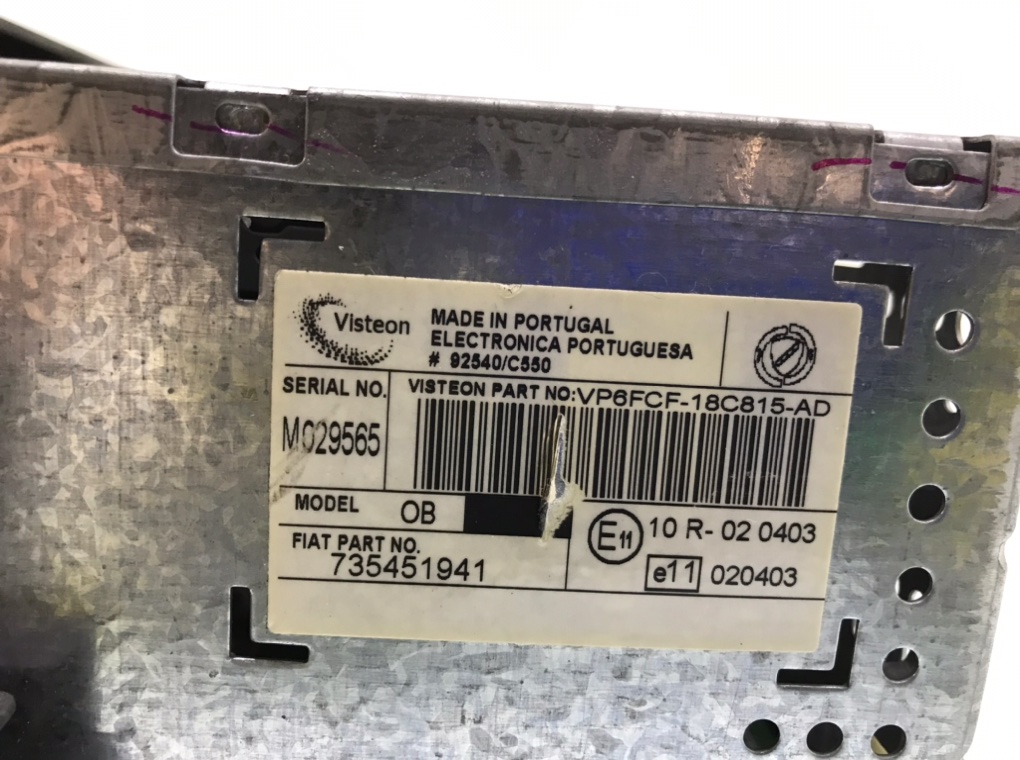 Магнитола бу для Fiat Bravo  1.9 JTD,  2008 г.