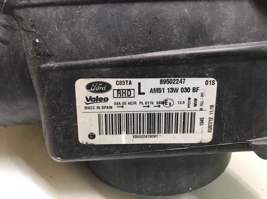 Фара левая бу для Ford C-Max  1.6 TDCi,  2012 г.