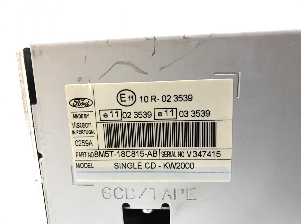 Магнитола бу для Ford Focus 2 1.8 TDCi,  2009 г.