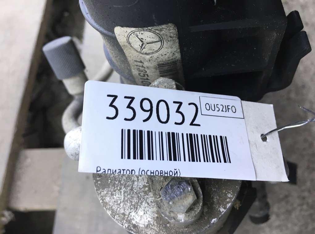Радиатор (основной) бу для Mercedes ML W163 2.7 CRDi,  2002 г.