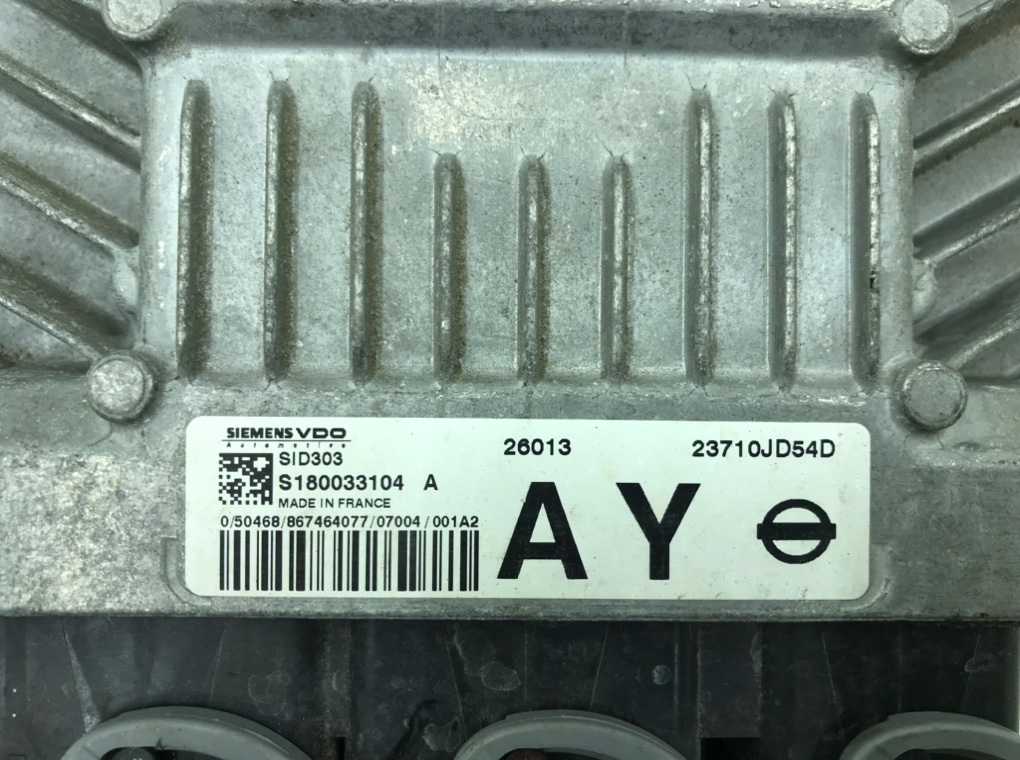 Блок управления двигателем бу для Nissan Qashqai  1.5 DCi,  2007 г.