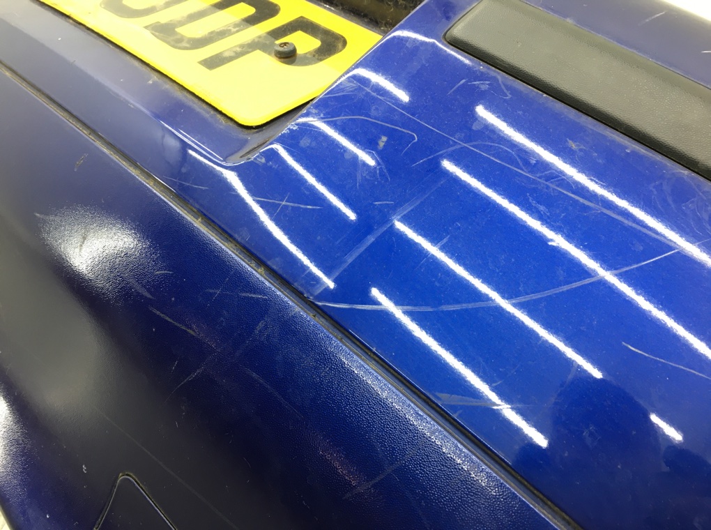 Бампер задний бу для Seat Leon  1.6 i,  2003 г.