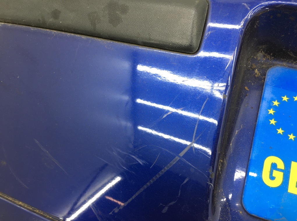 Бампер задний бу для Seat Leon  1.6 i,  2003 г.