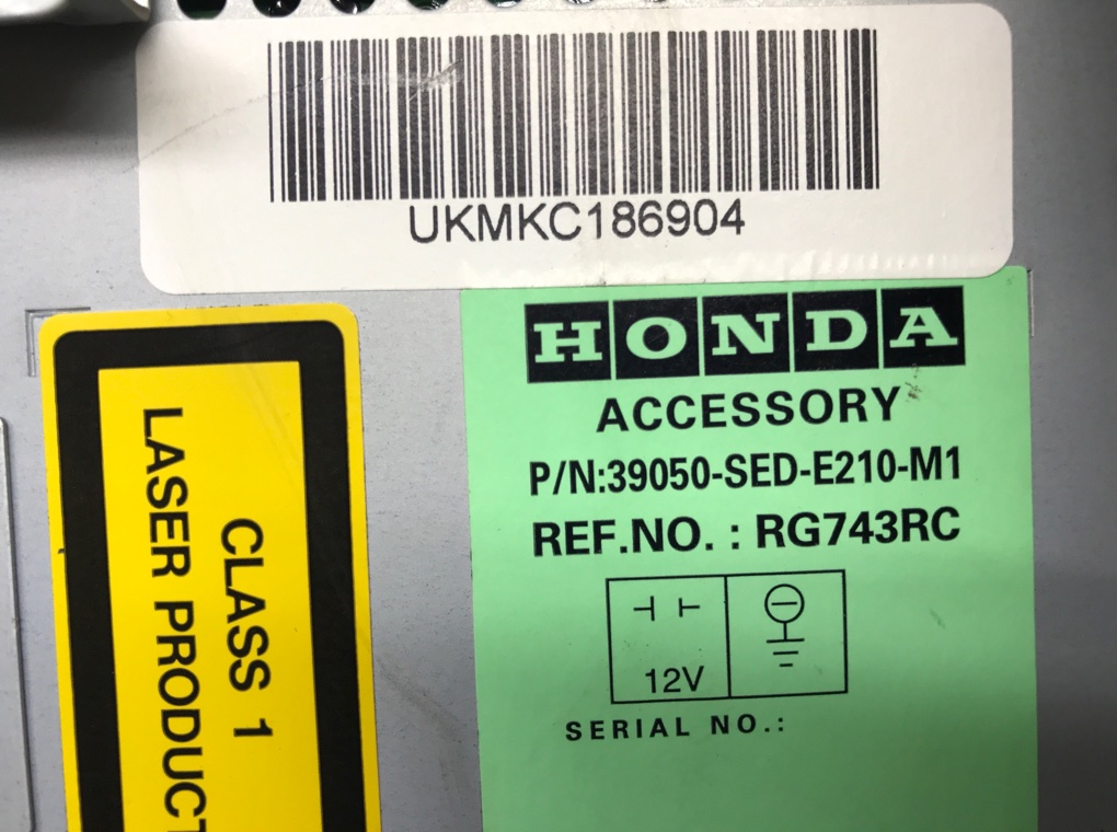 Магнитола бу для Honda Accord 7 2.0 i,  2004 г.