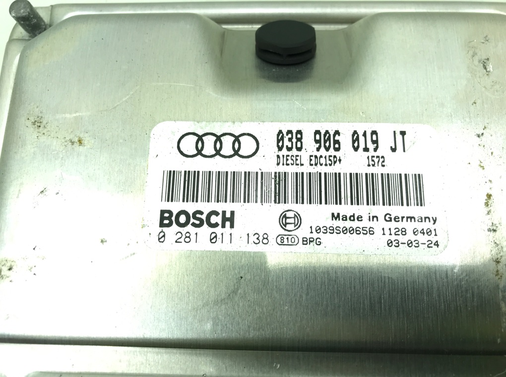 Блок управления двигателем бу для Audi A4 B6 1.9 TDi,  2003 г.