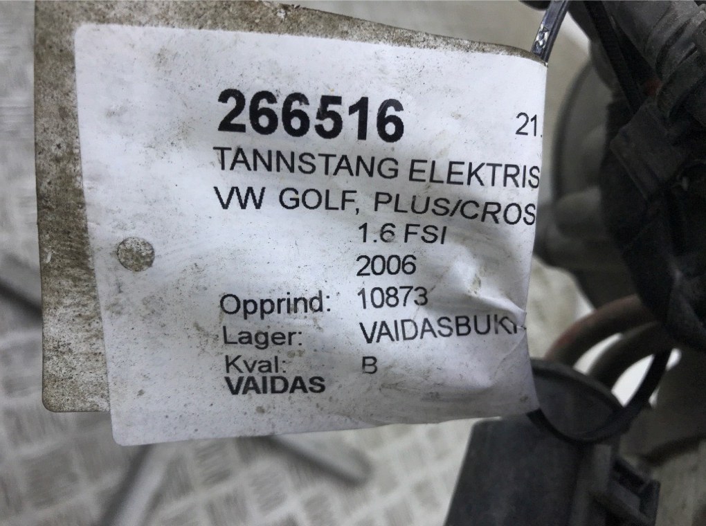 Рулевая рейка бу для Volkswagen Golf 5 1.9 TDi,  2007 г.