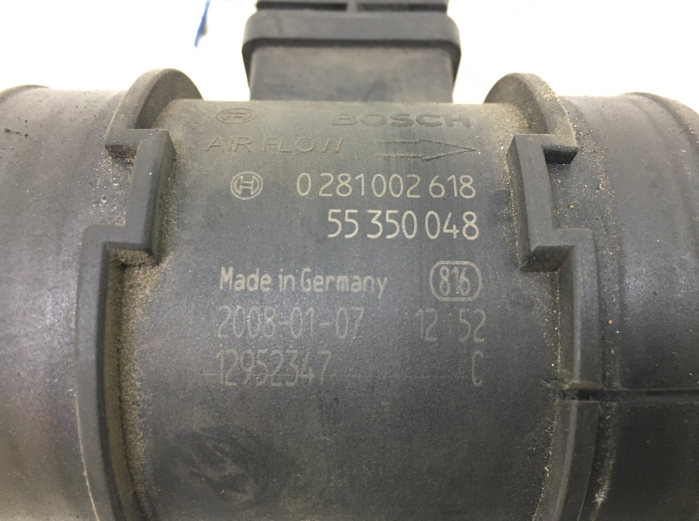 Расходомер воздуха бу для Saab 9-3  1.9 TiD,  2008 г.