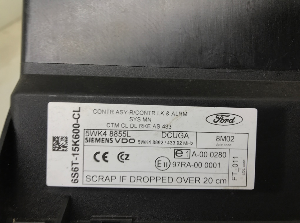 Блок комфорта бу для Ford Fusion  1.4 TDCi,  2009 г.