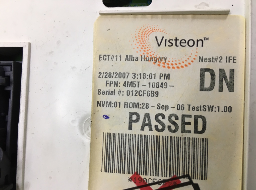 Щиток приборов (приборная панель) бу для Ford Focus 2 1.6 TDCi,  2007 г.