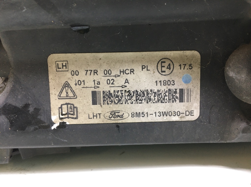 Фара левая бу для Ford Focus 2 1.6 i,  2008 г.