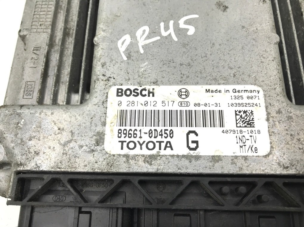 Блок управления двигателем бу для Toyota Yaris XP9 1.4 TD,  2008 г.