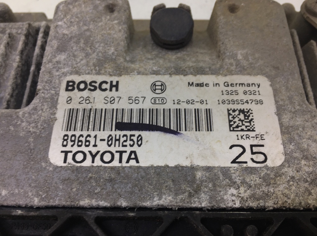 Блок управления двигателем бу для Peugeot 107  1.0 i,  2012 г.