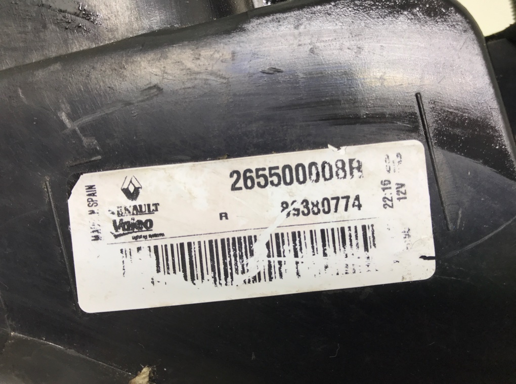 Фонарь задний правый бу для Renault Megane 3 1.6 i,  2009 г.