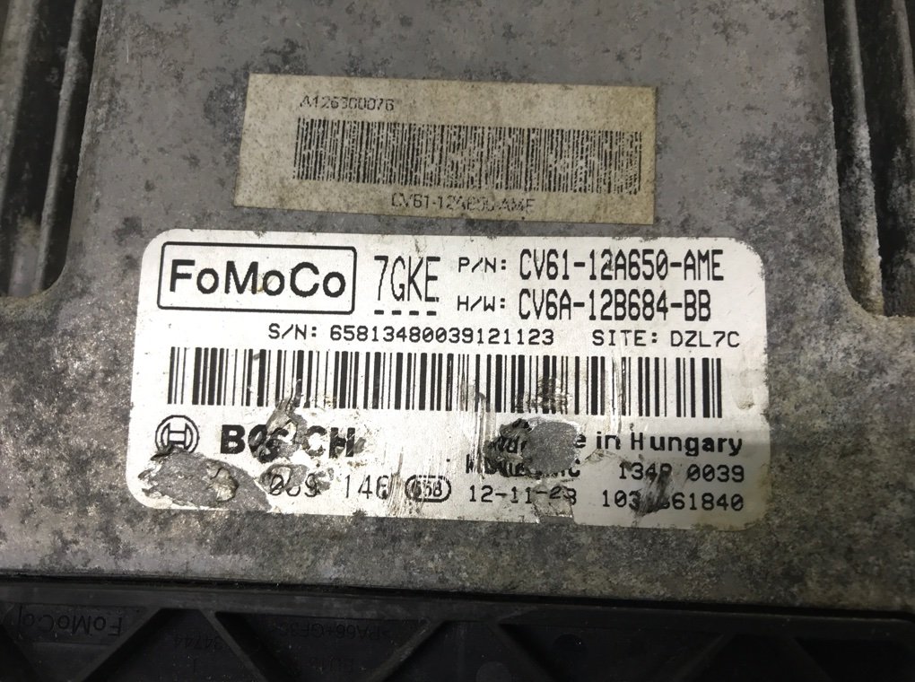 Блок управления двигателем бу для Ford Focus 3 1.0 i,  2012 г.