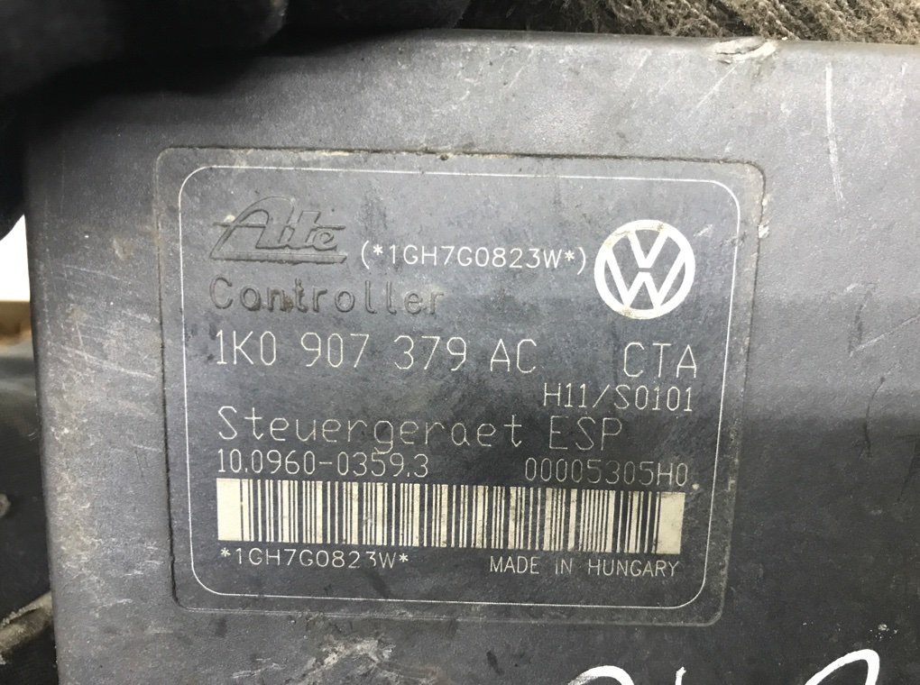 Блок ABS бу для Volkswagen Golf 5 2.0 TDi,  2007 г.