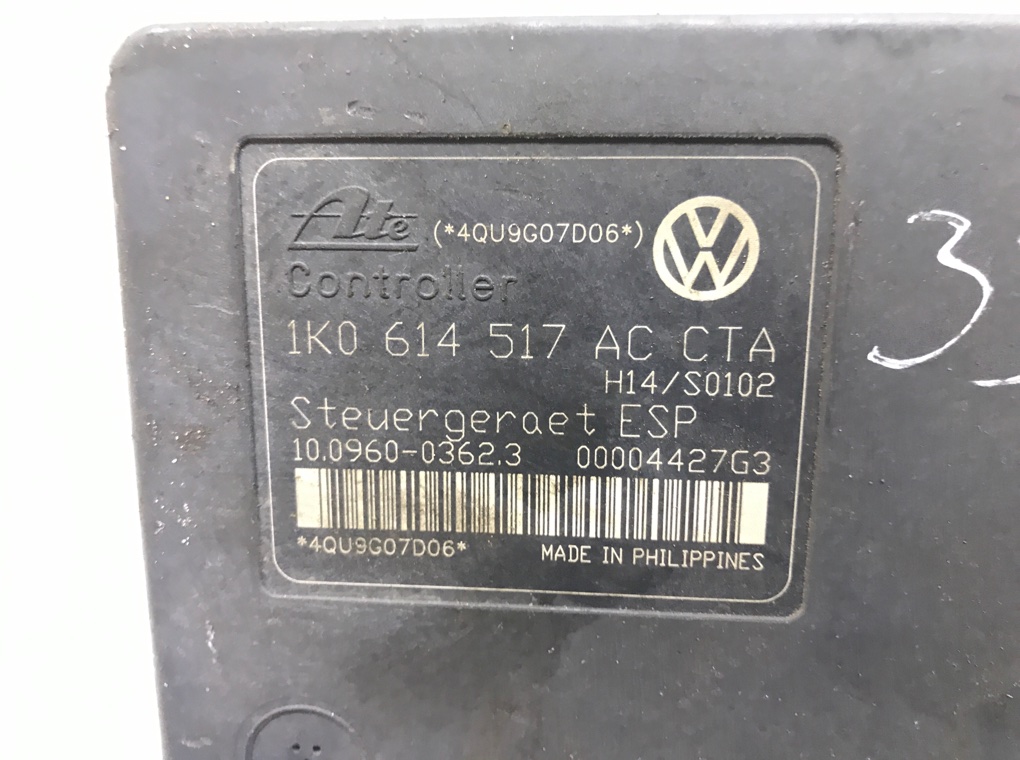 Блок ABS бу для Volkswagen Touran  1.9 TDi,  2009 г.