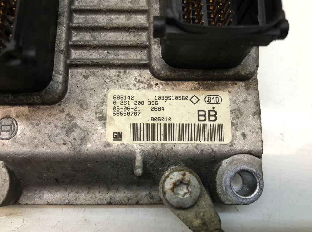 Блок управления двигателем бу для Opel Astra H 1.4 i,  2006 г.