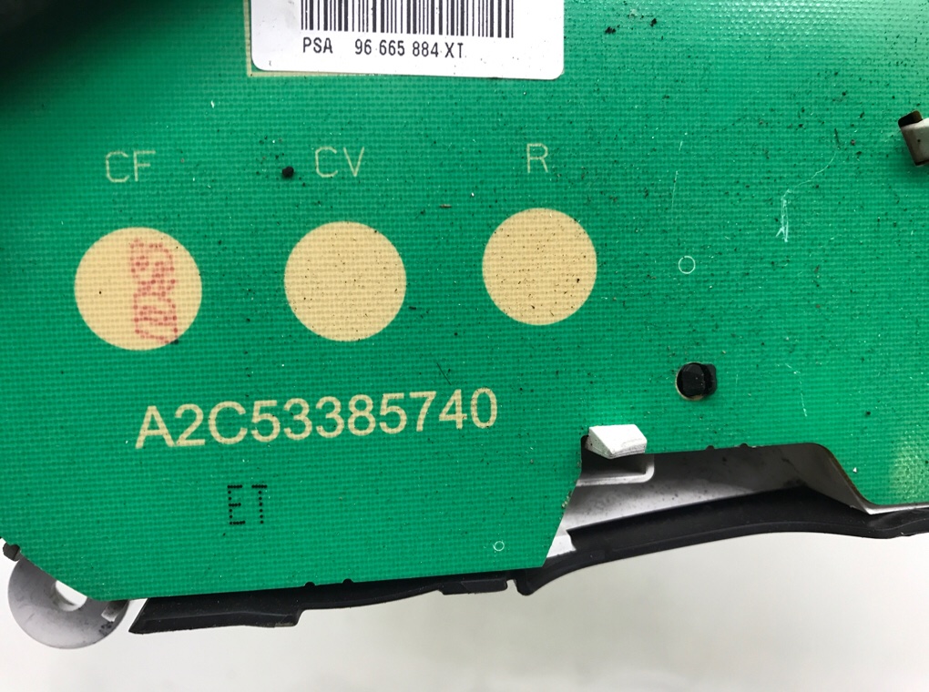 Щиток приборов (приборная панель) бу для Citroen C3  1.6 HDi,  2010 г.