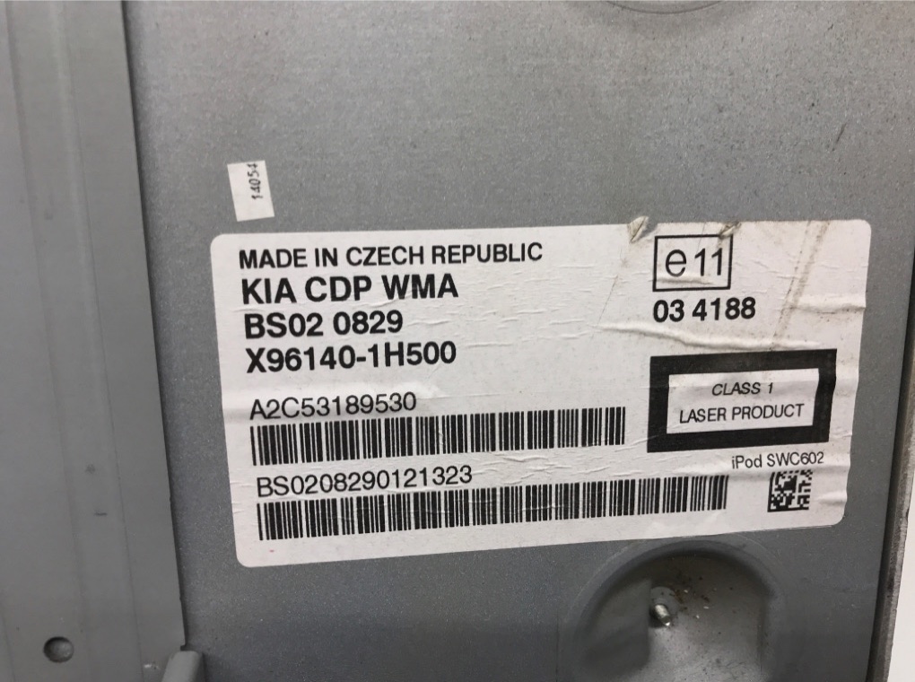 Магнитола бу для Kia Ceed  1.6 CRDi,  2008 г.