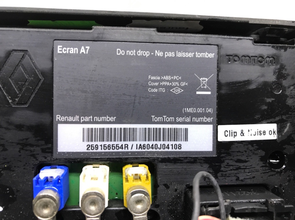 Дисплей бу для Renault Megane 3 1.5 DCi,  2010 г.