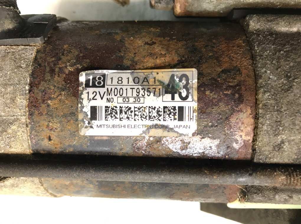 Стартер бу для Mitsubishi Lancer 10 2.0 DiD,  2010 г.