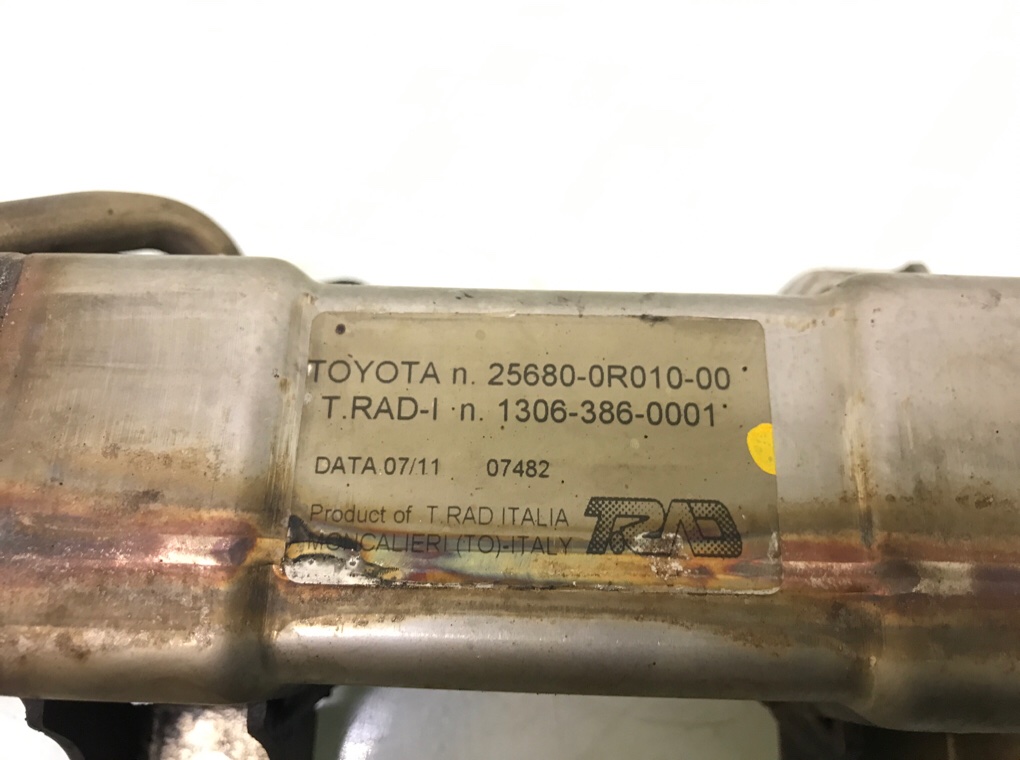 Радиатор EGR бу для Toyota Avensis  2.0 D-4D,  2008 г.