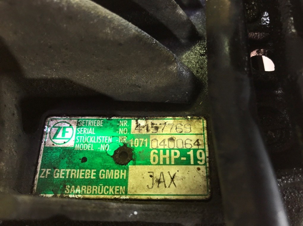 КПП автоматическая (АКПП) бу для Audi A4 B7 3.0 TDi,  2006 г. JAX, 6HP19, 1071040064