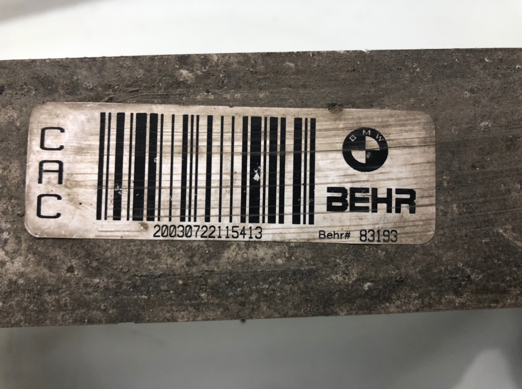 Интеркулер бу для BMW X5 E53 3.0 TD,  2003 г.